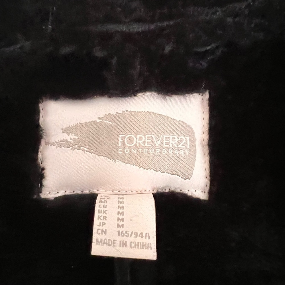 Forever 21 Black Faux Leather Jacket - Picture 2 of 3